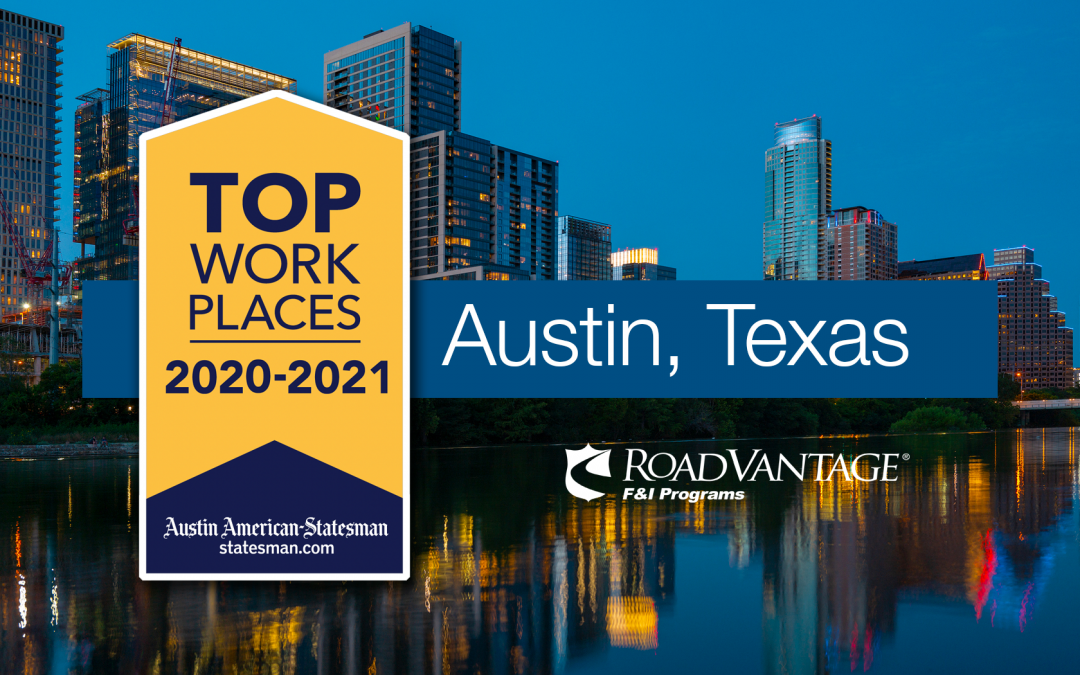 The Austin American-Statesman Again Names RoadVantage a Winner of the Austin Top Workplaces Award in 2021